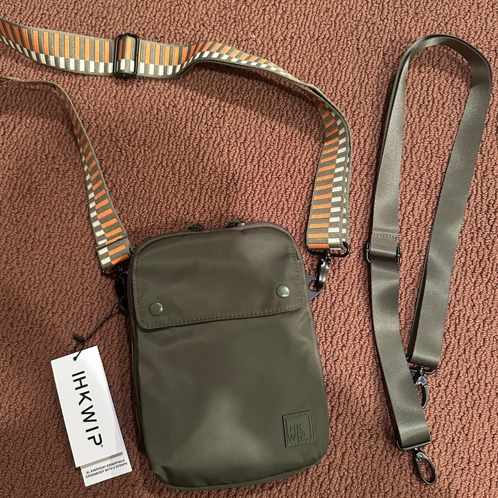IHKWIP every day essentials XL Crossbody with two straps
